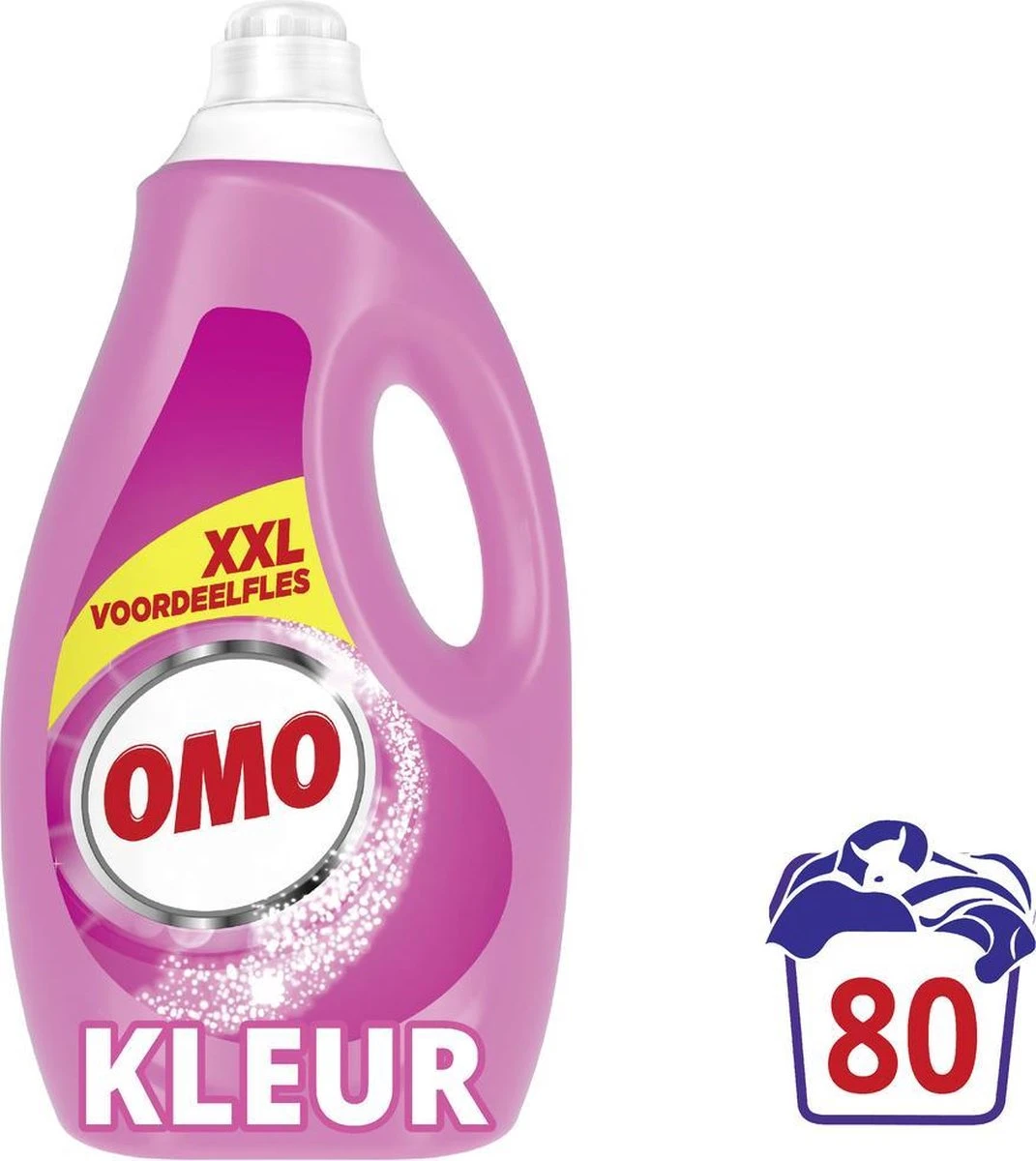 Omo Kleur Vloeibaar Wasmiddel - 80 Wasbeurten - Voordeelverpakking 1 Omo Kleur Vloeibaar Wasmiddel - 80 Wasbeurten - Voordeelverpakking