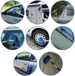 PROPLUS Pro Plus Wasborstel - Heavy Duty - Telescopische Steel - Uitschuifbaar Tot 3 Meter -Beste Woninginrichting Winkel 1193x1200