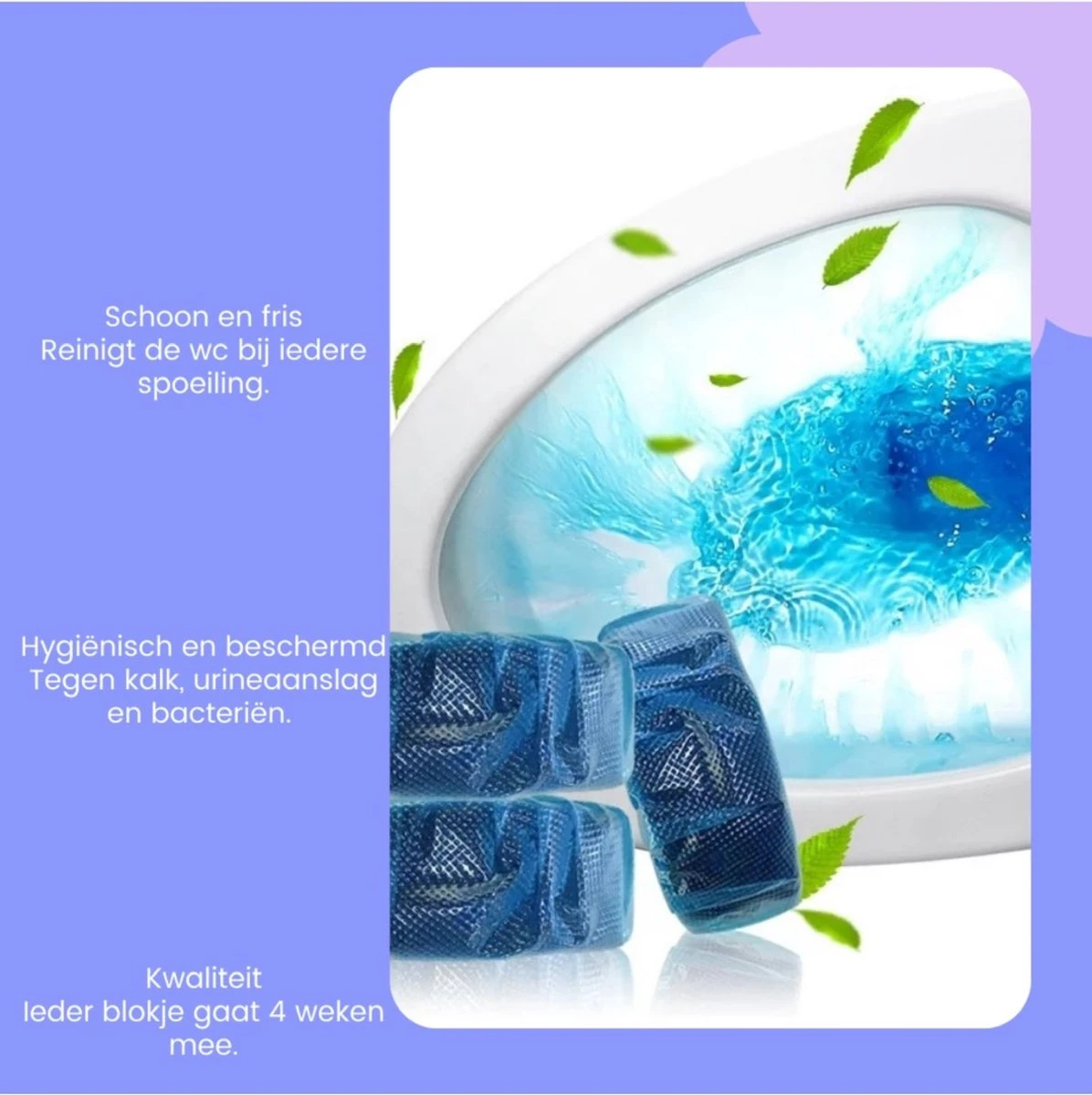 DONGOODS® Toiletblokjes Voor Inbouwreservoirs – WC-blokjes – Toiletblokken In Een Voordeelverpakking – 12 Stuks 2 DONGOODS® Toiletblokjes Voor Inbouwreservoirs – WC-blokjes – Toiletblokken In Een Voordeelverpakking – 12 Stuks - Afbeelding 2