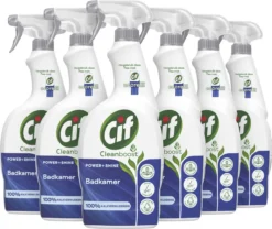 Cif CleanBoost Power & Shine Badkamer Spray - 6 X 750 Ml - Voordeelverpakking -Beste Woninginrichting Winkel 1200x1009 3