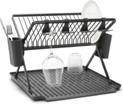 Brabantia SinkSide Afdruiprek - Inklapbaar - Dark Grey -Beste Woninginrichting Winkel 1200x1010