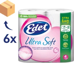 Edet Ultra Soft Xtra Long 4-laags Toiletpapier - 24 = 48 Rollen -Beste Woninginrichting Winkel 1200x1029