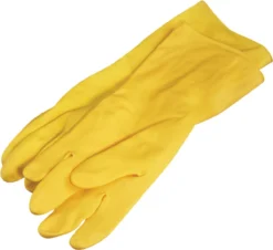 Multy Luxe Huishoudhandschoenen Maat M - Natuurlatex Met Katoenen Vlokvoering - Anti Slip - Rubberen Handschoenen - Waterdicht - Natuurlijk Latex - Maat M -Beste Woninginrichting Winkel 1200x1096