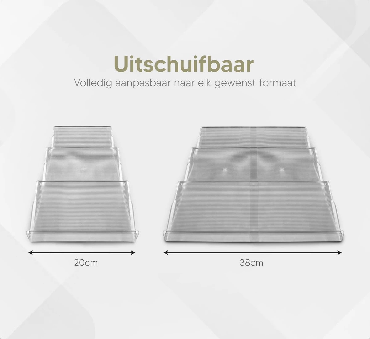 Johannes & Co - 2 Set Kruidenrek Voor Lade - Keuken Organizer - Kruiden Organizer 2 Johannes & Co - 2 Set Kruidenrek Voor Lade - Keuken Organizer - Kruiden Organizer - Afbeelding 2