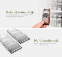 Johannes & Co - 2 Set Kruidenrek Voor Lade - Keuken Organizer - Kruiden Organizer 8 Johannes & Co - 2 Set Kruidenrek Voor Lade - Keuken Organizer - Kruiden Organizer -Beste Woninginrichting Winkel 1200x1097 2