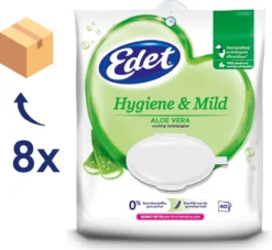 Edet Aloe Vera Vochtig Toiletpapier - 8 X 40 Stuks - Halfjaar Voorraad -Beste Woninginrichting Winkel 1200x1101