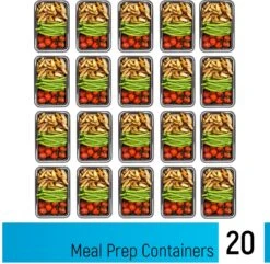 Meal Prep Bakjes - 20 Stuks - 1 Compartiment - Lunchbox - Diepvriesbakjes - Vershoudbakjes - Plastic Bakjes Met Deksel - Magnetron Bakjes Met Deksel - Meal Prep - Vershouddoos - 1L - BPA Vrij - Fitcrafters 17 Meal Prep Bakjes - 20 Stuks - 1 Compartiment - Lunchbox - Diepvriesbakjes - Vershoudbakjes - Plastic Bakjes Met Deksel - Magnetron Bakjes Met Deksel - Meal Prep - Vershouddoos - 1L - BPA Vrij - Fitcrafters -Beste Woninginrichting Winkel 1200x1171 1
