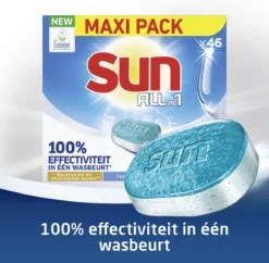 SUN® Sun All-in 1 Normaal Vaatwastabletten - 276 Tabletten - Voordeelverpakking -Beste Woninginrichting Winkel 1200x1174 1