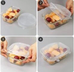 Siliconen Vershoud Deksels – Set Van 6 Stuks – Flexibel – Herbruikbaar – Wit - Stretch Tot Wel 30 Cm 15 Siliconen Vershoud Deksels – Set Van 6 Stuks – Flexibel – Herbruikbaar – Wit - Stretch Tot Wel 30 Cm -Beste Woninginrichting Winkel 1200x1178 1