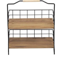 Metalen Keuken Etagere 2 Laags Van Naturn Living | Keuken Opbergrek | Kruidenpotjes Rek | Kruiden Organizer | Keuken Rek Specerijen | Mat Zwart -Beste Woninginrichting Winkel 1200x1179
