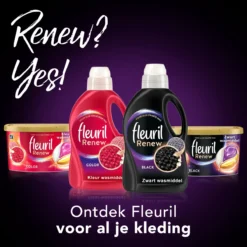 Fleuril Renew Zwart - Vloeibaar Wasmiddel - Voordeelverpakking - 65 Wasbeurten -Beste Woninginrichting Winkel 1200x1200 111
