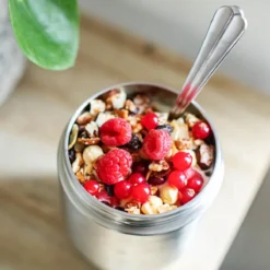 Coninx Thermos Lunchbox - Muesli Beker To Go - Isoleer Lunchpot - Yoghurtbeker To Go - Mueslibeker 840ml (600ml+240ml) - RVS -Beste Woninginrichting Winkel 1200x1200 230