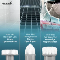 GoScrub® Elektrische Schoonmaakborstel – Elektrische Schrobber - Schrobborstel – Voor Badkamer Of Keuken – Schrobber Met Steel – Luiwagen – Polijstmachine - Poetsmachine Met 10 Opzetstukken 19 GoScrub® Elektrische Schoonmaakborstel – Elektrische Schrobber - Schrobborstel – Voor Badkamer Of Keuken – Schrobber Met Steel – Luiwagen – Polijstmachine - Poetsmachine Met 10 Opzetstukken -Beste Woninginrichting Winkel 1200x1200 332