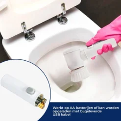 B-care Magic Brush - Elektrische Multifunctionele Schoonmaakborstel - 7 Opzetstukken - Wasborstel - Poetsmachine - Schrobborstel - Handborstel - Werkborstel - Schrobber - Boorborstel - Reinigingsborstel 15 B-care Magic Brush - Elektrische Multifunctionele Schoonmaakborstel - 7 Opzetstukken - Wasborstel - Poetsmachine - Schrobborstel - Handborstel - Werkborstel - Schrobber - Boorborstel - Reinigingsborstel -Beste Woninginrichting Winkel 1200x1200 340