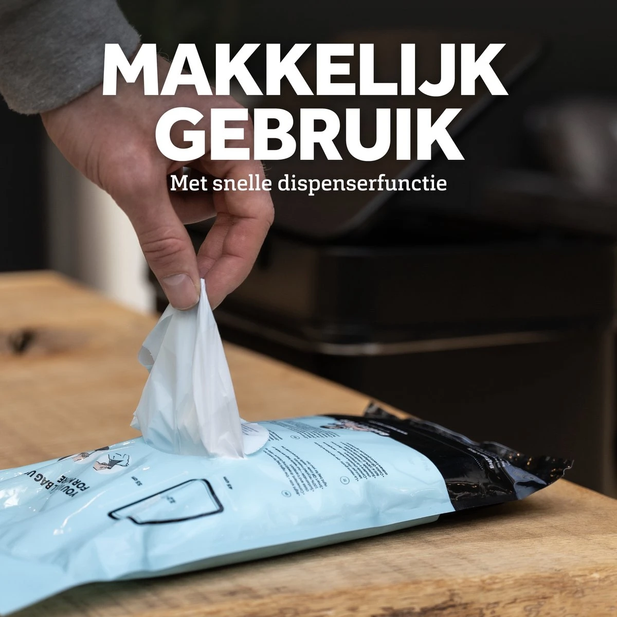 BagFitter Blauw A 12L Tot 15L Vuilniszak Met Trekband Van 100% Gerecycled Plastic - 54,5cm X 45cm - 30 Stuks - 12-15 Liter - Vuilniszakken - Afvalzakken - Prullenbakzakken Geschikt Voor O.a. Homra Stephs, Blinq En Nexo 4 BagFitter Blauw A 12L Tot 15L Vuilniszak Met Trekband Van 100% Gerecycled Plastic - 54,5cm X 45cm - 30 Stuks - 12-15 Liter - Vuilniszakken - Afvalzakken - Prullenbakzakken Geschikt Voor O.a. Homra Stephs, Blinq En Nexo - Afbeelding 4