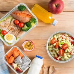 KitchenBrothers Meal Prep Bakjes - Set - Luchtdicht - BPA Vrij - Glas - 9 Stuks -Beste Woninginrichting Winkel 1200x1200 552