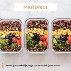 Formilo Meal Prep Bakjes - Lekvrije Vershoudbakjes - Diepvriesbakjes - Luchtdicht - BPA Vrij - Glas - 10 Stuks -Beste Woninginrichting Winkel 1200x1200 573