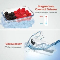 KitchenBrothers Meal Prep Bakjes - Set - Luchtdicht - BPA Vrij - 1L - Glas - 5 Stuks 11 KitchenBrothers Meal Prep Bakjes - Set - Luchtdicht - BPA Vrij - 1L - Glas - 5 Stuks -Beste Woninginrichting Winkel 1200x1200 577