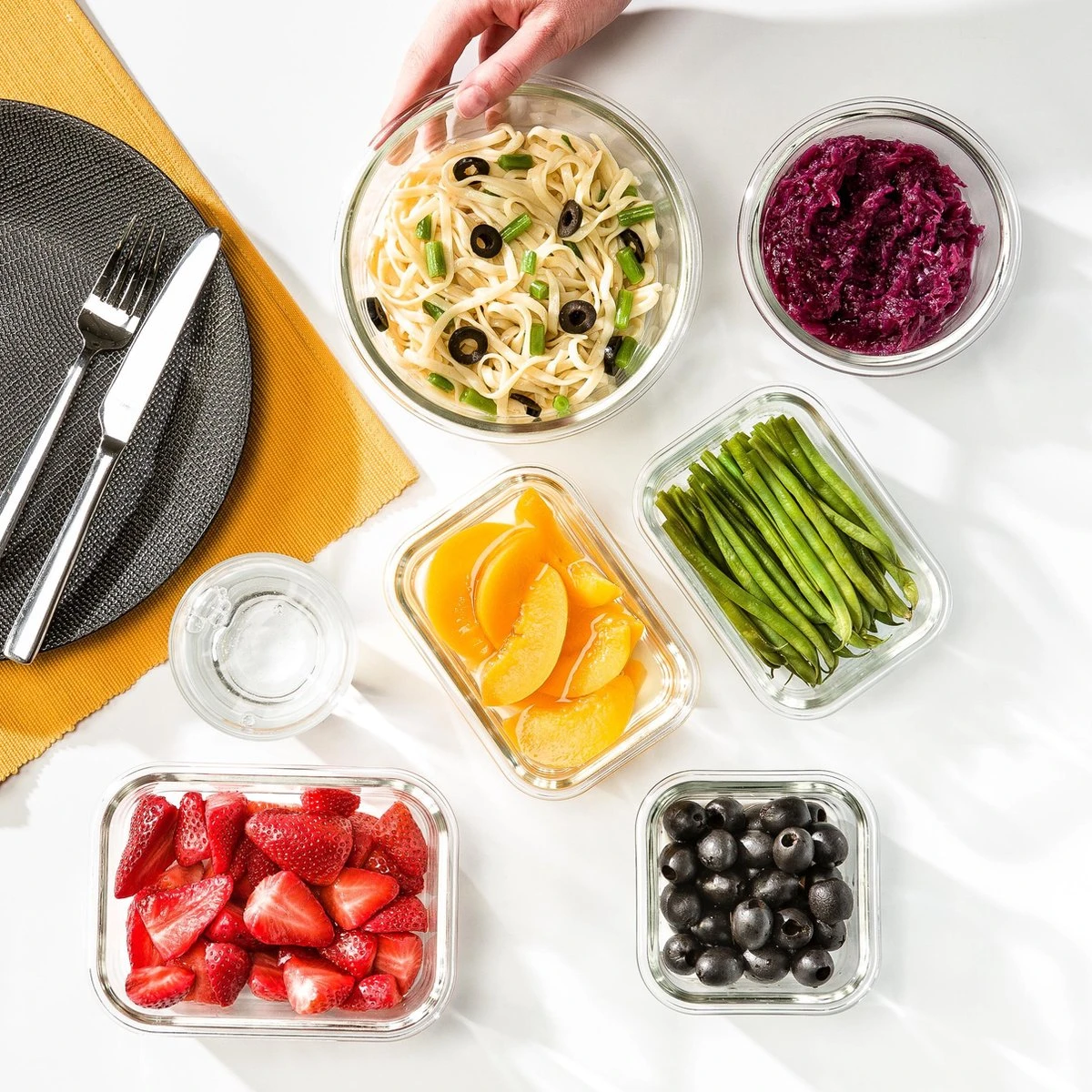 Vershoudbakjes - Meal Prep Bakjes - Diepvriesbakjes - Vershouddoos - Vershoudbakjes Set - Glas - 12 Stuks - BPA Vrij - Stosh 3 Vershoudbakjes - Meal Prep Bakjes - Diepvriesbakjes - Vershouddoos - Vershoudbakjes Set - Glas - 12 Stuks - BPA Vrij - Stosh - Afbeelding 3