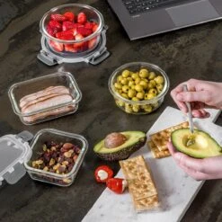 Vershoudbakjes - Meal Prep Bakjes - Diepvriesbakjes - Vershouddoos - Vershoudbakjes Set - Glas - 12 Stuks - BPA Vrij - Stosh 14 Vershoudbakjes - Meal Prep Bakjes - Diepvriesbakjes - Vershouddoos - Vershoudbakjes Set - Glas - 12 Stuks - BPA Vrij - Stosh -Beste Woninginrichting Winkel 1200x1200 585