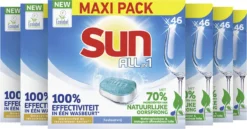 SUN® Sun All-in 1 Normaal Vaatwastabletten - 276 Tabletten - Voordeelverpakking -Beste Woninginrichting Winkel 1200x629