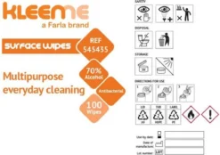 Schoonmaakdoekjes - Ontsmettingsdoekjes - Desinfectiedoekjes - Desinfectie Doekjes - KleenMe - Alcohol Doekjes - Alcoholdoekjes - Allesreiniger Zachte Antibacteriële Alcohol Wipes- 100 Doekjes - Met Dispenser - 70% Alcohol - 185 X 110mm -Beste Woninginrichting Winkel 1200x846