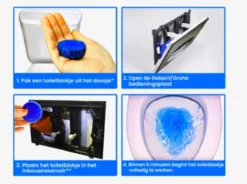 Merkloos Toiletblokjes Voor Inbouwreservoirs – WC-blokjes – Toiletblokken In Een Voordeelverpakking – 30 Stuks -Beste Woninginrichting Winkel 1200x895 1
