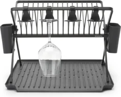 Brabantia SinkSide Afdruiprek - Inklapbaar - Dark Grey -Beste Woninginrichting Winkel 1200x969