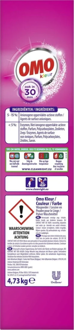 Omo Kleur XXL Waspoeder Voor De Gekleurde Was - 80 Wasbeurten -Beste Woninginrichting Winkel 272x1200 1