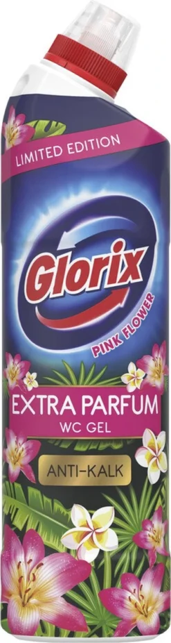 Glorix WC Powergel Toiletreiniger Pink Flower - 6 X 750 Ml - Voordeelverpakking -Beste Woninginrichting Winkel 320x1200 1
