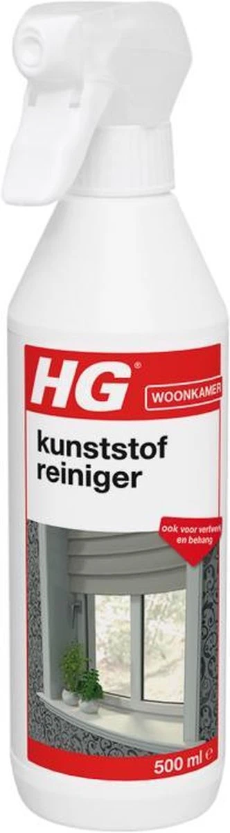 HG Kunststof Reiniger - 500ml - Intensieve Reiniger 2 HG Kunststof Reiniger - 500ml - Intensieve Reiniger - Afbeelding 2