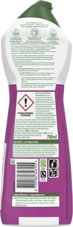 Cif CleanBoost Cream Pink Schuurmiddel - 8 X 750 Ml - Voordeelverpakking -Beste Woninginrichting Winkel 390x1200 2