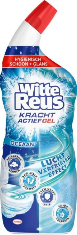 Witte Reus Toiletreiniger - Kracht Actief Gel Oceaan - Voordeelverpakking 10 X 700ml 10 Witte Reus Toiletreiniger - Kracht Actief Gel Oceaan - Voordeelverpakking 10 X 700ml -Beste Woninginrichting Winkel 393x1200 1