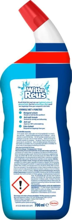 Witte Reus Toiletreiniger - Kracht Actief Gel Oceaan - Voordeelverpakking 10 X 700ml 15 Witte Reus Toiletreiniger - Kracht Actief Gel Oceaan - Voordeelverpakking 10 X 700ml -Beste Woninginrichting Winkel 393x1200 3