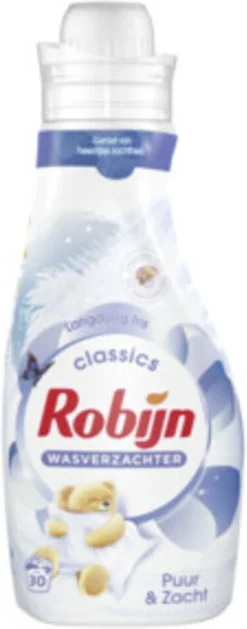 Robijn Puur & Zacht Wasverzachter - 8 X 30 Wasbeurten - Voordeelverpakking -Beste Woninginrichting Winkel 471x1200