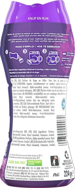 Lenor Amethist En Bloemen - In-Wash Geurbooster - Voordeelverpakking 6 X 16 Wasbeurten -Beste Woninginrichting Winkel 479x1200