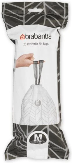 Brabantia PerfectFit Vuilniszakken - 60 L - Code M - 6 Rollen X 20 Stuks -Beste Woninginrichting Winkel 530x1200