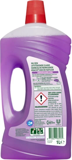 Andy Lotus & Acacia Allesreiniger - 6 X 1L - Voordeelverpakking 9 Andy Lotus & Acacia Allesreiniger - 6 X 1L - Voordeelverpakking -Beste Woninginrichting Winkel 538x1200