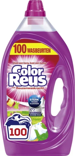 Color Reus Gel Vloeibaar Wasmiddel - Gekleurde Was - Voordeelverpakking - 100 Wasbeurten