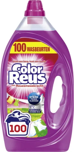 2x Witte Reus Vloeibaar Wasmiddel Color Reus 5 Liter -Beste Woninginrichting Winkel 581x1200