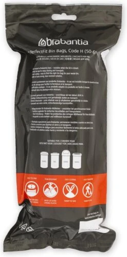 Brabantia PerfectFit Vuilniszakken - 50 - 60 L - Code H - 6 Rollen X 20 Stuks 12 Brabantia PerfectFit Vuilniszakken - 50 - 60 L - Code H - 6 Rollen X 20 Stuks -Beste Woninginrichting Winkel 592x1200 1