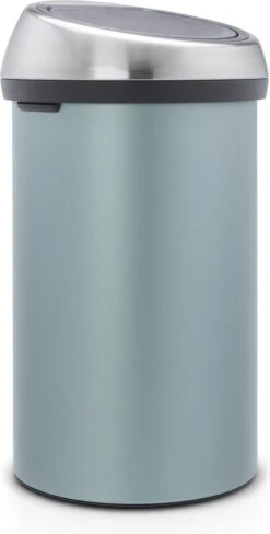 Brabantia Touch Bin Prullenbak - 60 L - Metallic Mint / Matt Steel Fingerprint Proof Deksel -Beste Woninginrichting Winkel 608x1200