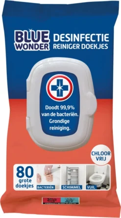 BLUE WONDER XL Desinfectie Reiniger Doekjes -Beste Woninginrichting Winkel 667x1200