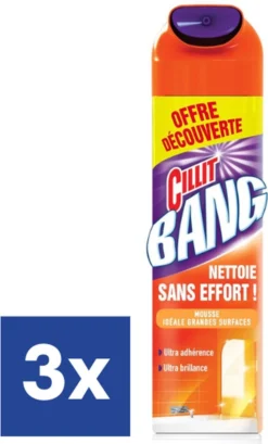 Cillit Bang Active Mousse Badkamer - 3 X 600 Ml