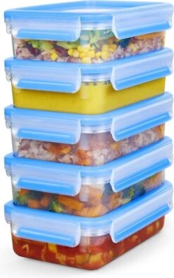Tefal MasterSeal Fresh Mealprep Set - 5 X 800ml - Blauw -Beste Woninginrichting Winkel 752x1200