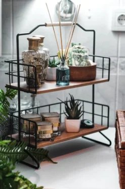 Metalen Keuken Etagere 2 Laags Van Naturn Living | Keuken Opbergrek | Kruidenpotjes Rek | Kruiden Organizer | Keuken Rek Specerijen | Mat Zwart -Beste Woninginrichting Winkel 800x1200 4