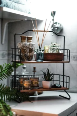Metalen Keuken Etagere 2 Laags Van Naturn Living | Keuken Opbergrek | Kruidenpotjes Rek | Kruiden Organizer | Keuken Rek Specerijen | Mat Zwart -Beste Woninginrichting Winkel 800x1200 5