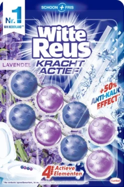 Witte Reus Kracht Actief Toiletblok - Lavendel - WC Blokjes Voordeelverpakking - 20 Stuks -Beste Woninginrichting Winkel 801x1200