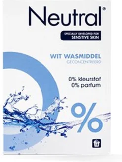 Neutral 0% Wit Parfumvrij Waspoeder - 45 Wasbeurten - Wasmiddel -Beste Woninginrichting Winkel 904x1200