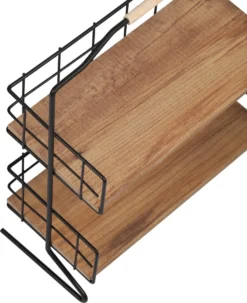 Metalen Keuken Etagere 2 Laags Van Naturn Living | Keuken Opbergrek | Kruidenpotjes Rek | Kruiden Organizer | Keuken Rek Specerijen | Mat Zwart -Beste Woninginrichting Winkel 978x1200